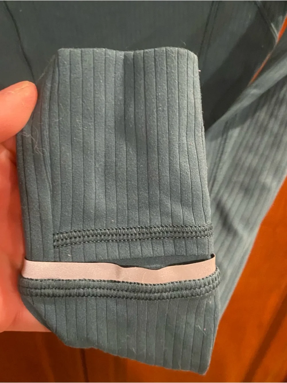 Lululemon It's Rulu Run Ribbed Cropped Half Zip - Picture 5 of 8